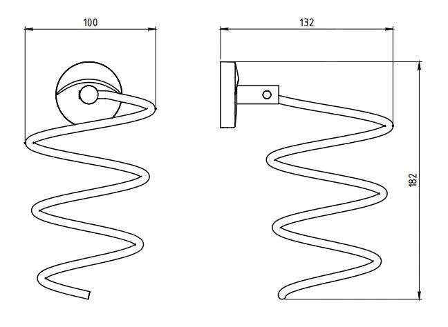 Novaservis Metalia 11 - Haardroger Houder, Chroom 0183,0 - Afbeelding 2