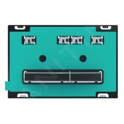 Geberit Sigma50 - Bedieningsplaat, Dual Flush Spoeling, Zwart Chroom/zonder Afdekplaat 115.671.00.2