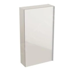Geberit Acanto - Badkamer Bovenkast Met Interne Spiegel 450x820 Mm, Zand Grijs 500.639.JL.2