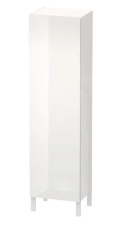 Duravit L-Cube - Hoge Badkamerkast 1760x500x363 Mm, Links, Glanzend Wit LC1181L2222