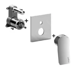 Paffoni Tilt - Inbouwkraan Met 2 Uitgangen, Chroom TIBOX015CR