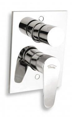 Novaservis Titania Fresh - Inbouw Badkraan Met Omstelkraan, Chroom 96050R,0