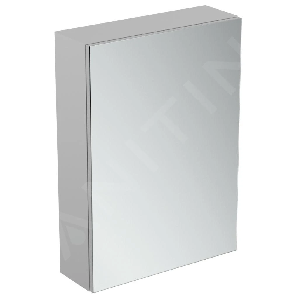 Ideal Standard Mirror&Light - Spiegelkast Met LED Verlichting En Inlegplank, 500x700 Mm, Aluminium T3428AL